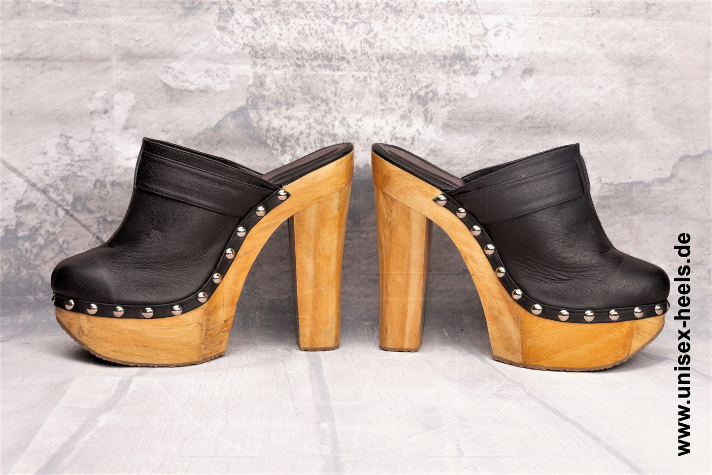 Belem - High-Heel-Retro-Clogs