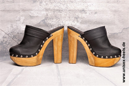 Belem - High-Heel-Retro-Clogs