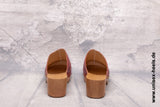 UNISEX HEELS - 2011 | Edle Designer Clogs | handgefertigt | kleine & große Größen | echt Holzsohle und echt Leder | Farbe Rot | High  Heels Plateau | Hohe Schuhe für Jeden | Bequeme Clogs