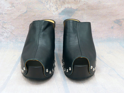 Palerme - Sabots à talons hauts compensés 