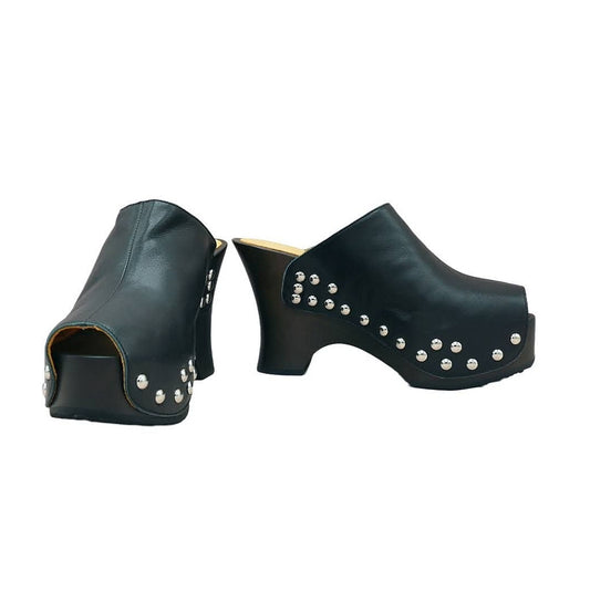 Palermo - High-Heel-Clogs mit Keilabsatz