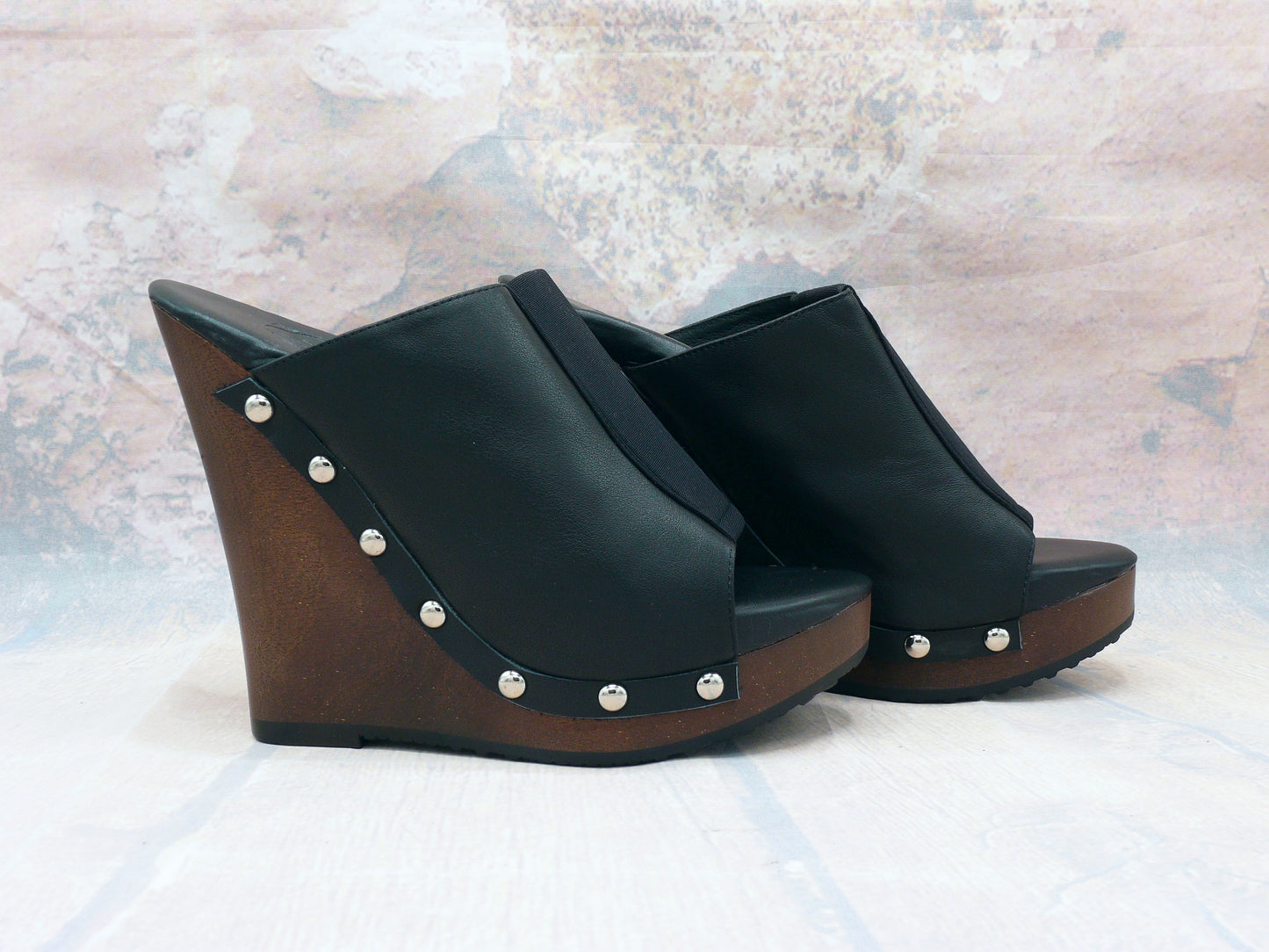 Genf - High-Heel-Clogs mit Keilabsatz