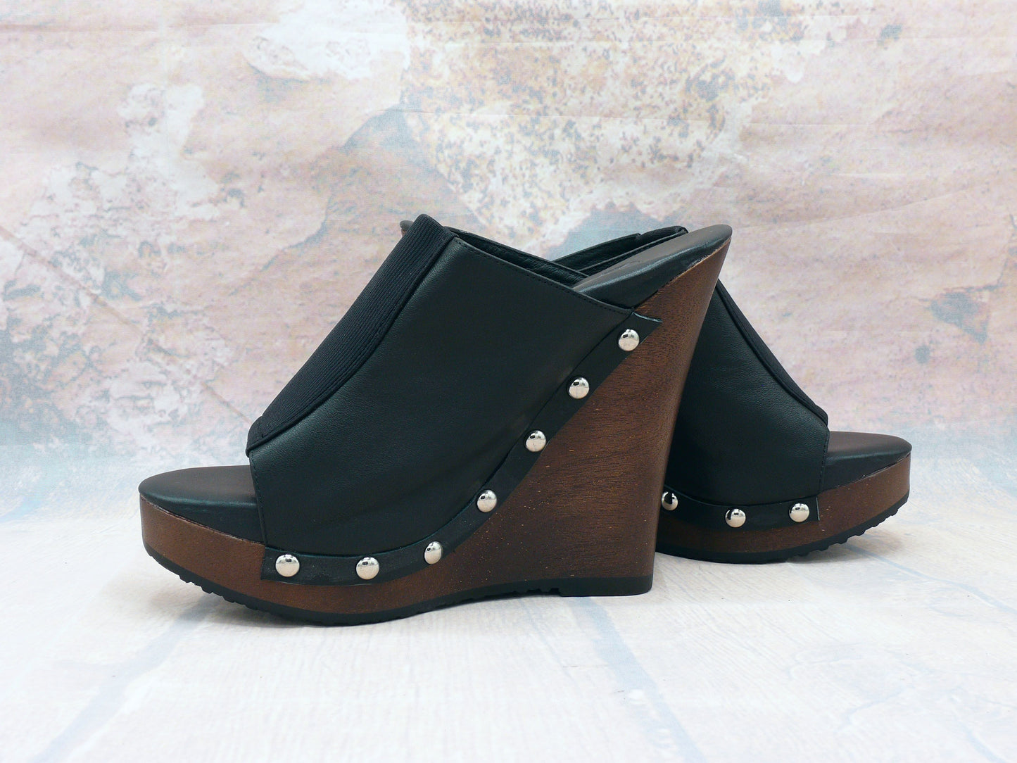 Genf - High-Heel-Clogs mit Keilabsatz
