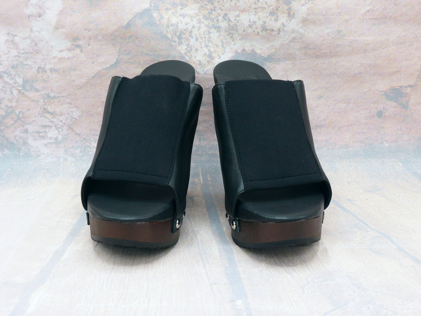 Genf - High-Heel-Clogs mit Keilabsatz