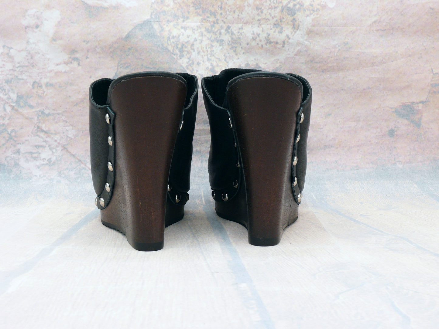 Genf - High-Heel-Clogs mit Keilabsatz