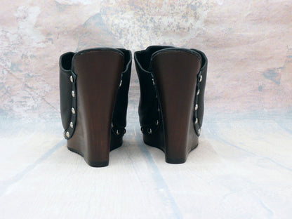 Genf - High-Heel-Clogs mit Keilabsatz