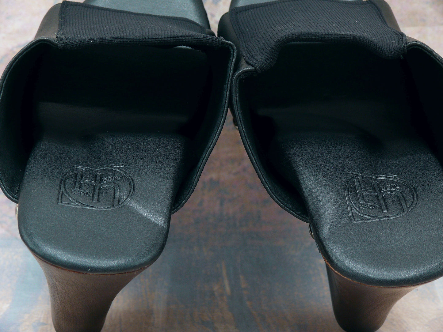 Genf - High-Heel-Clogs mit Keilabsatz