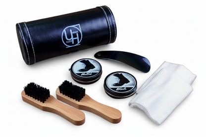 Berlin - High-Heel-Stiefeletten + Alejandro - Schuhpflegeset zum Sonderpreis