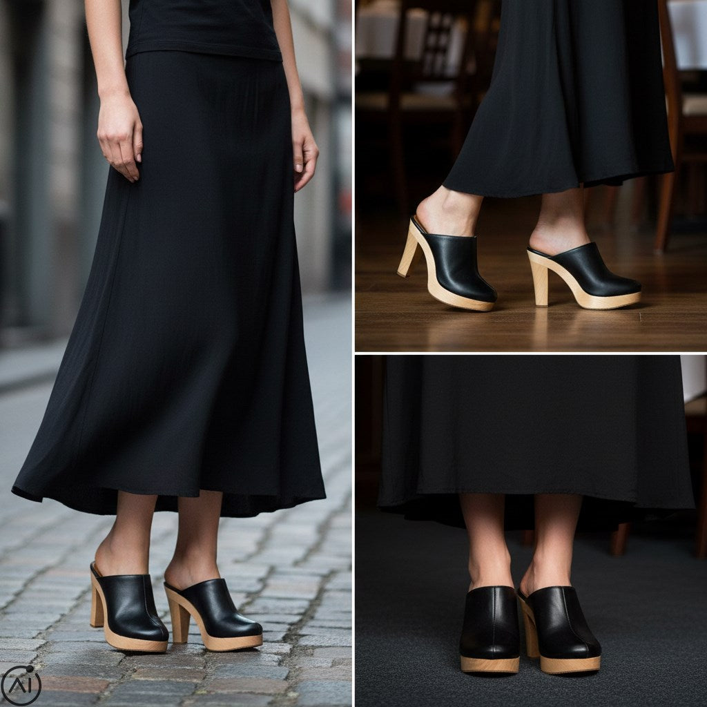 Rome - High-Heel-Clogs