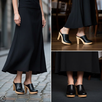 Rome - High-Heel-Clogs