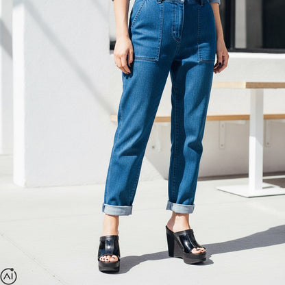 Warschau - High-Heel-Clogs mit Keilabsatz