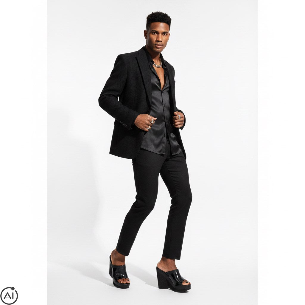 Warschau - High-Heel-Clogs mit Keilabsatz