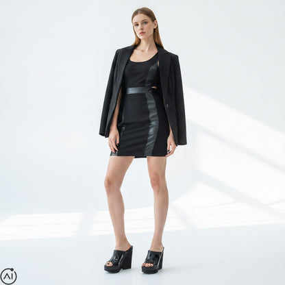 Warschau - High-Heel-Clogs mit Keilabsatz